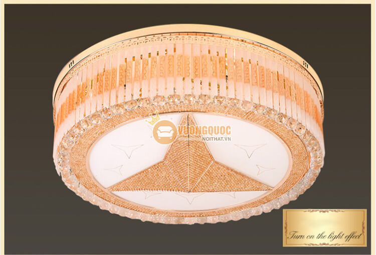 Đèn ốp trần phòng khách đẹp tinh tế CM275-10